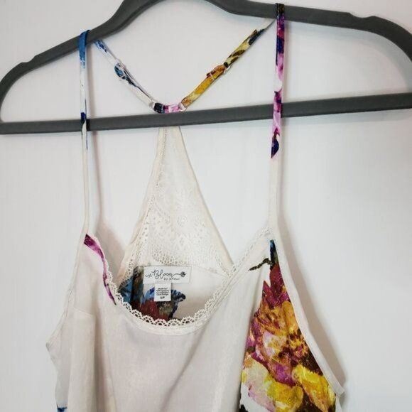 NWT In Bloom by Jonquil Floral Still in Love Satin Cami Tank Size Small - Picture 3 of 6